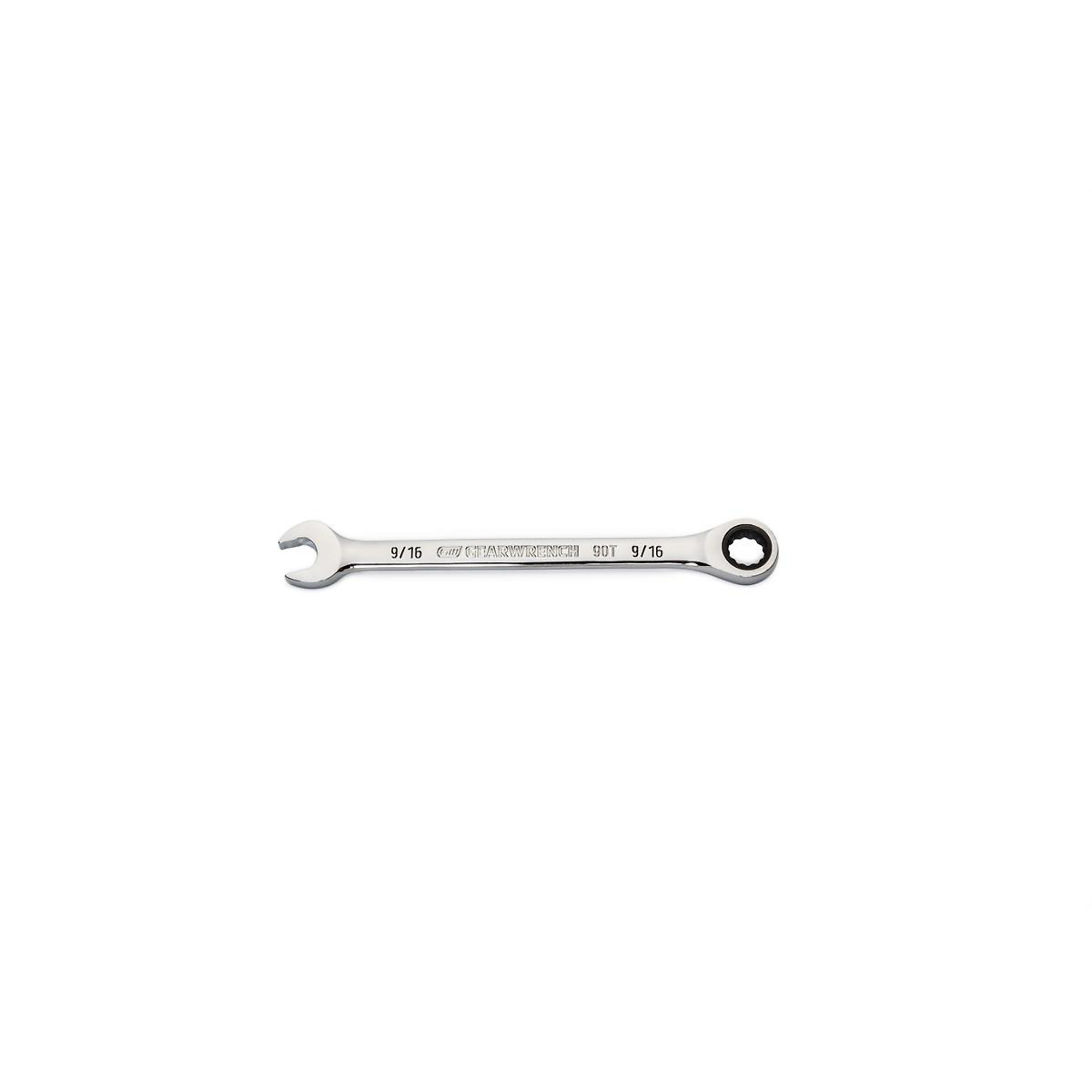 GearWrench 90-Tooth Combination Ratcheting Wrench — 9/16in., 12-Point, Model# KDT86946